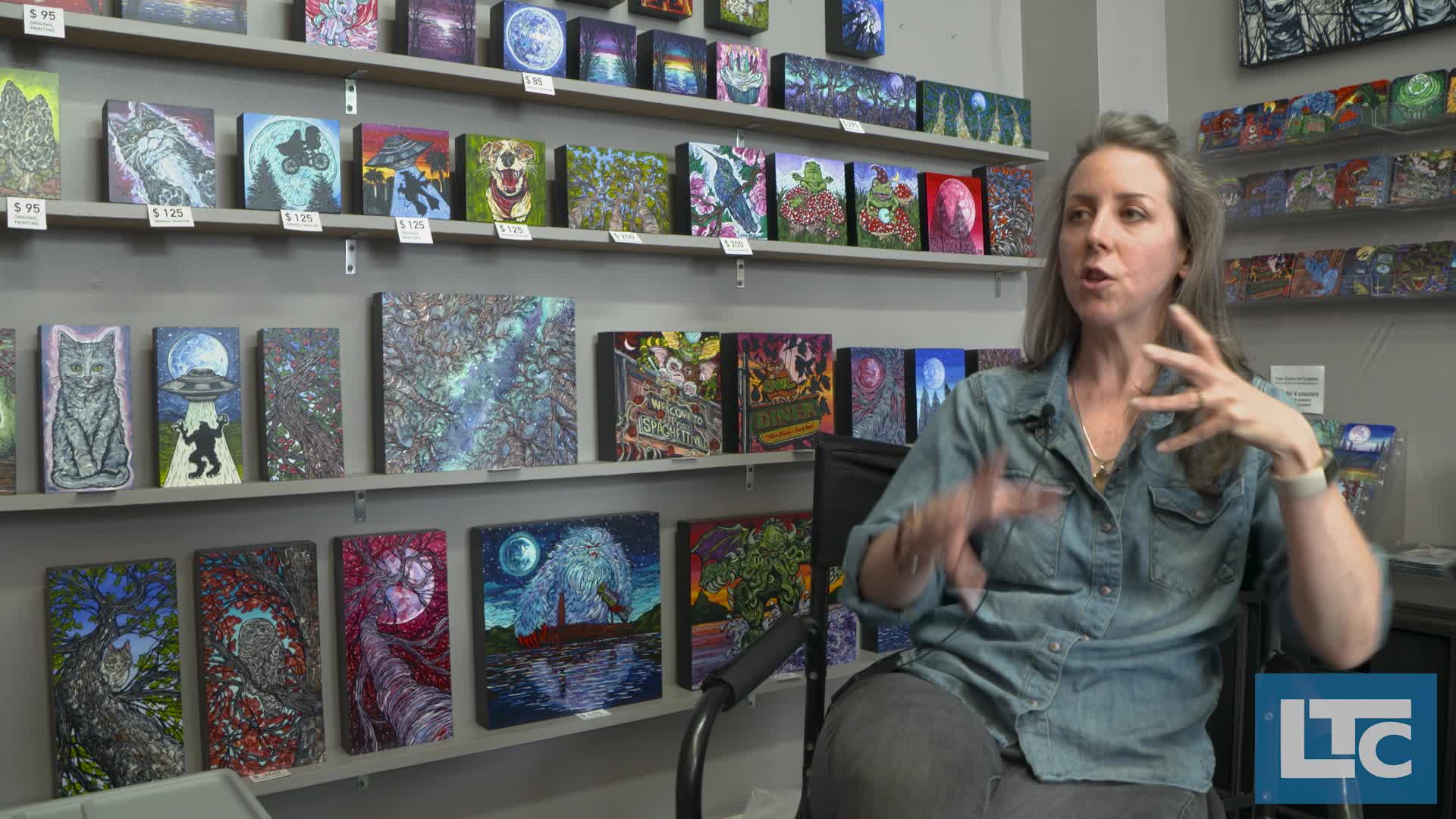 Handmaid Art: Tracy Levesque, acrylic painter