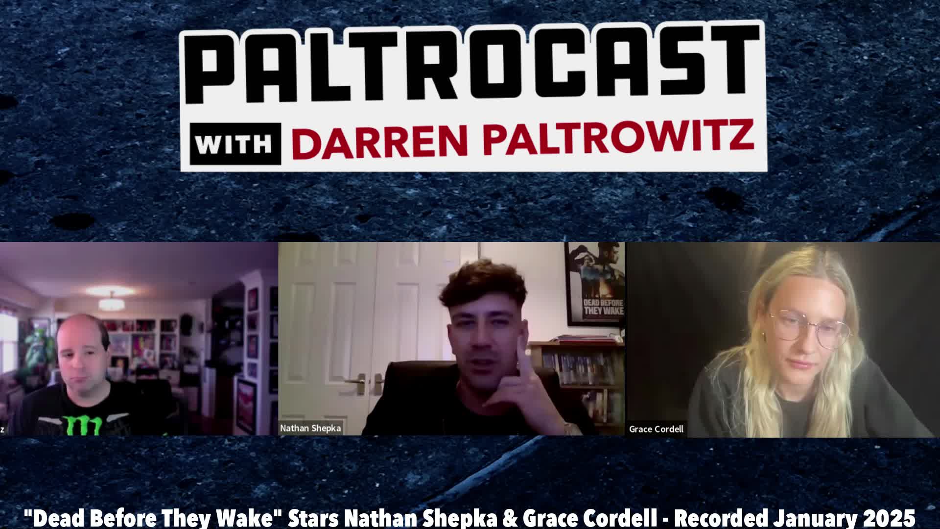 Thumbnail image for Paltrocast: actor Nathan Shepka, actress Grace Cordell and musician Fabio Cicala