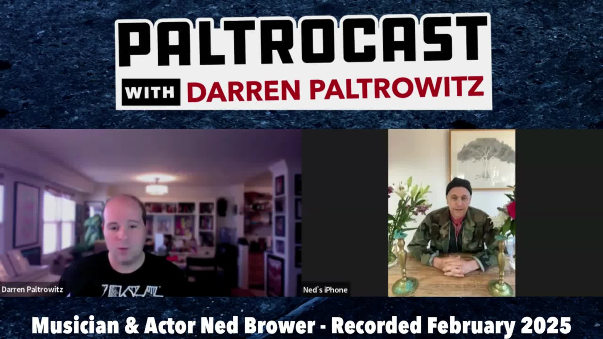 Thumbnail image for Paltrocast: musician/actor Ned Brower and guitar great Ally Venable