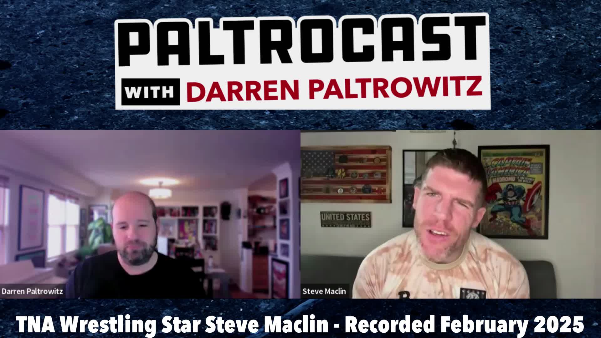 Thumbnail image for Paltrocast: TNA Wrestling star Steve Maclin and actress Joanna Cassidy