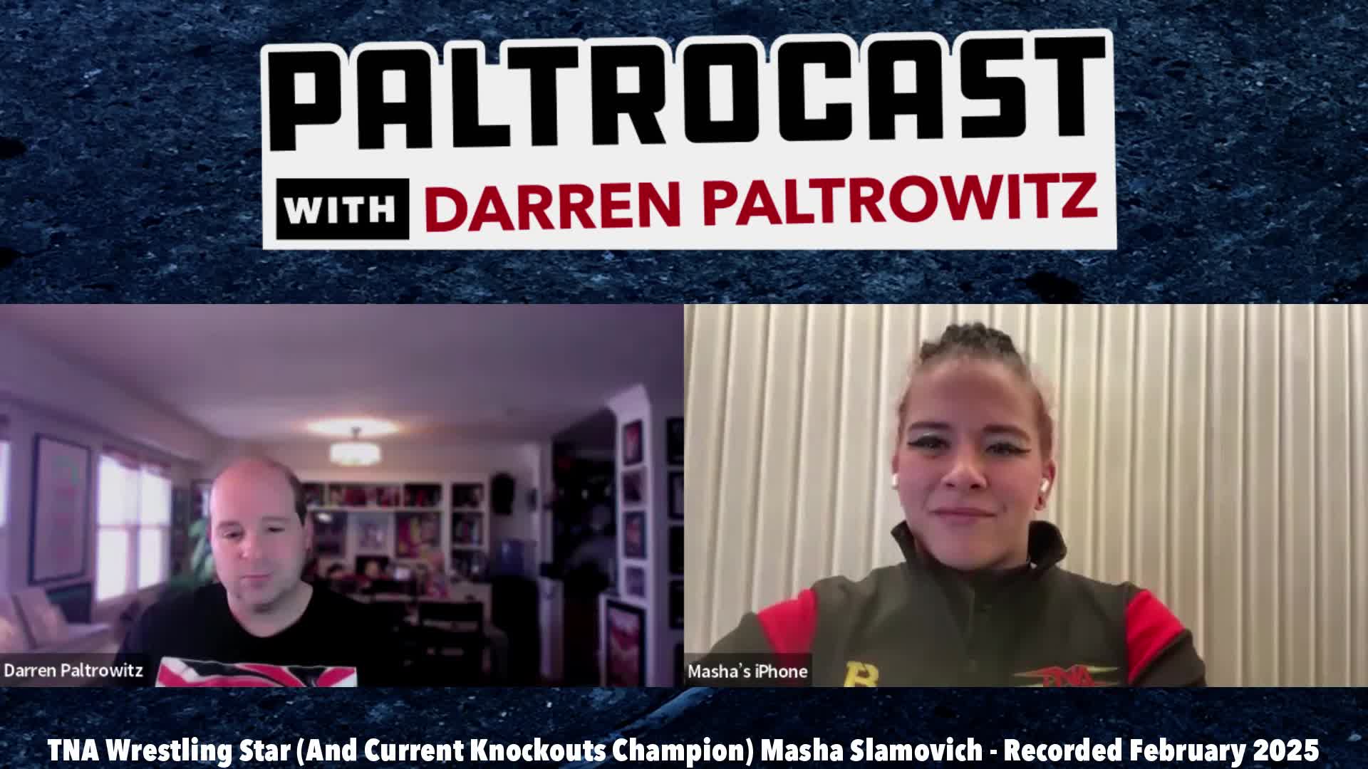 Thumbnail image for Paltrocast: TNA Wrestler Masha Slamovich, NFL great & actor Vernon Davis, dir Joslyn Rose Lyons, L.A. Guns co-founder Tracii Guns
