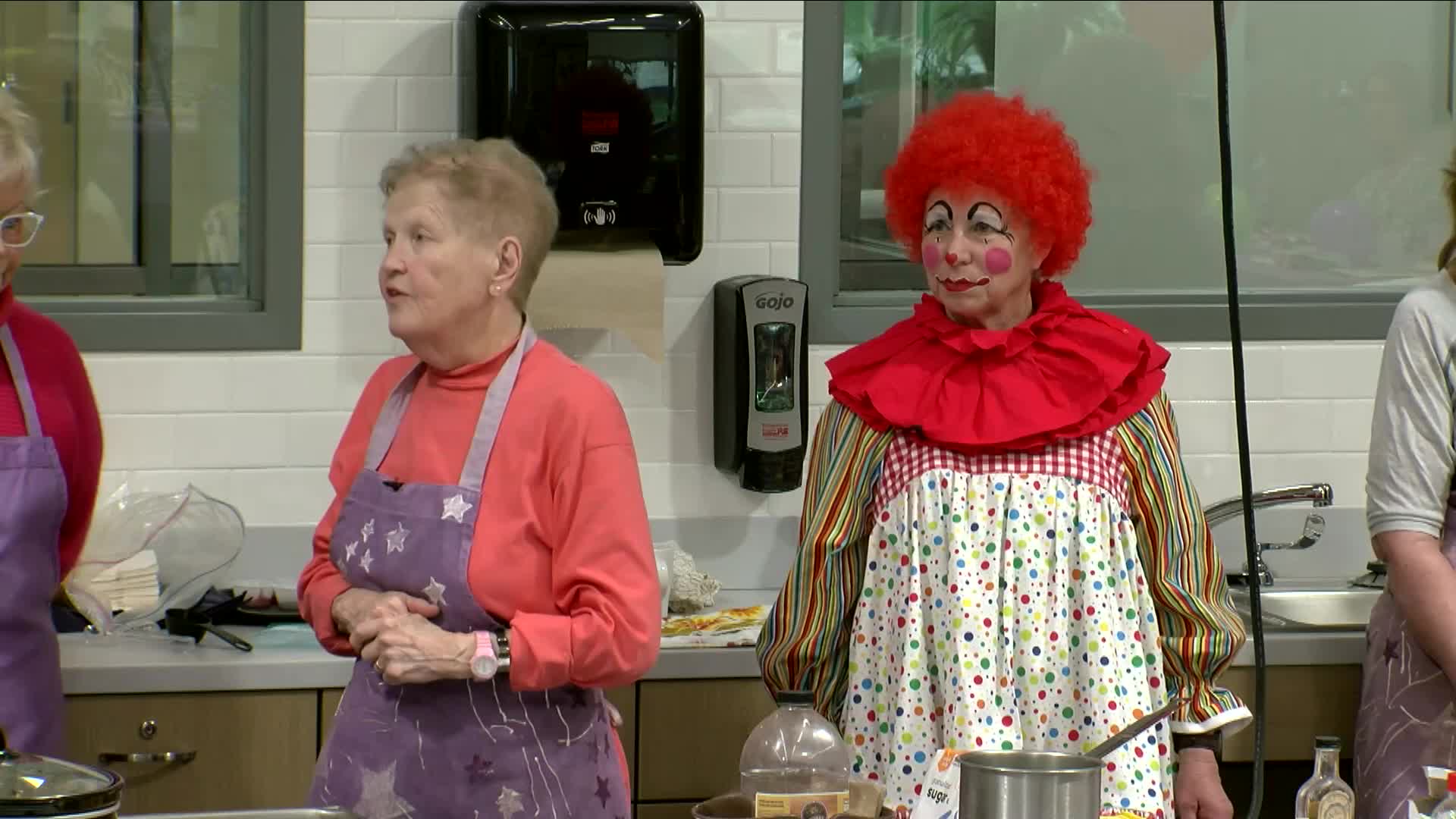 Thumbnail image for What's Cooking with Marilyn and Friends: Circus-walking tacos, hot dogs, pink popcorn, baked caramel corn, and cotton candy
