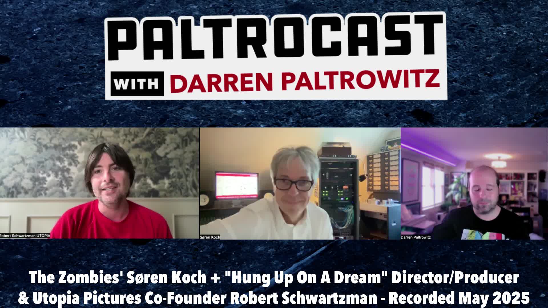 Thumbnail image for Paltrocast: musician/director Robert Schwartzman, The Zombies' Soren Koch and actress Grace Caroline Currey