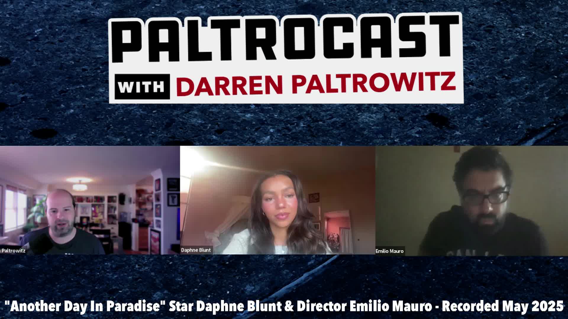 Paltrocast: Another Day In America star Daphne Blunt, director Emilio Mauro and author Dr. Erin Nance