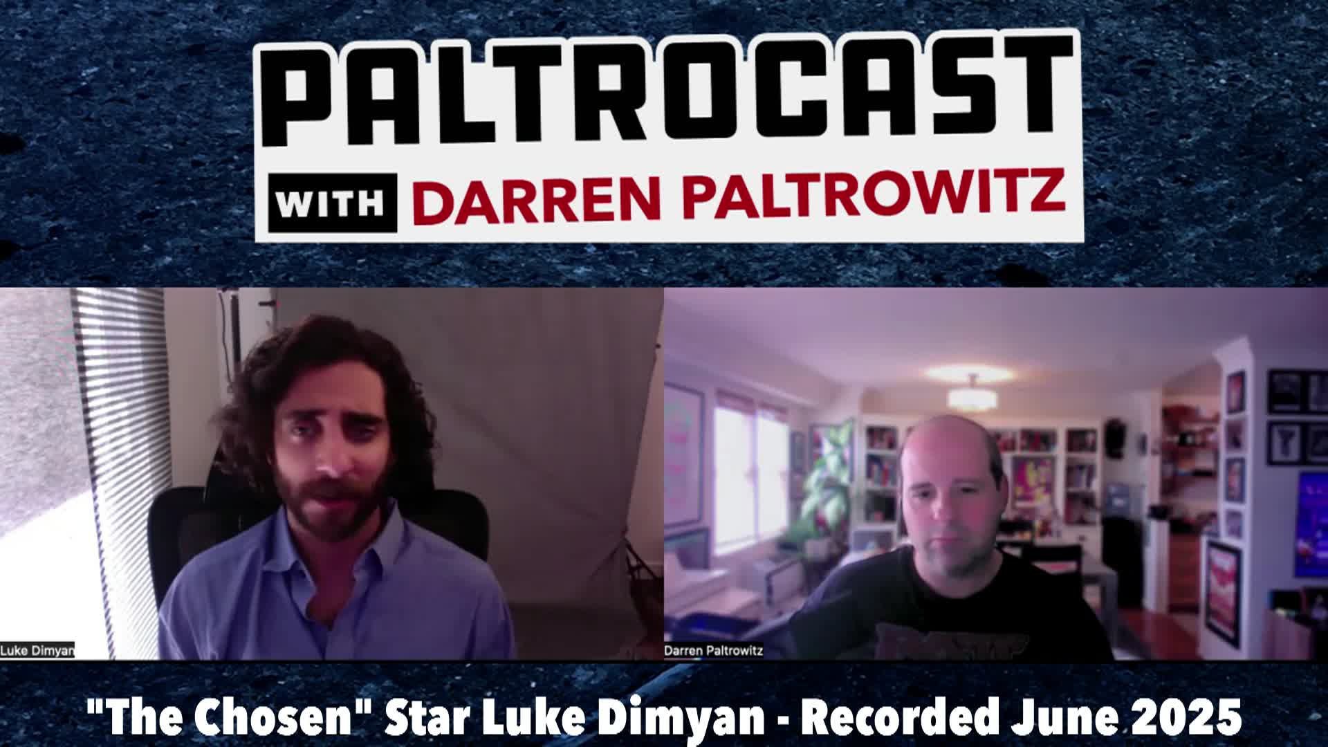 Paltrocast: The Chosen star Luke Dimyan, HOLOSTARS English's Josuiji Shinri, dir Rachel Israel