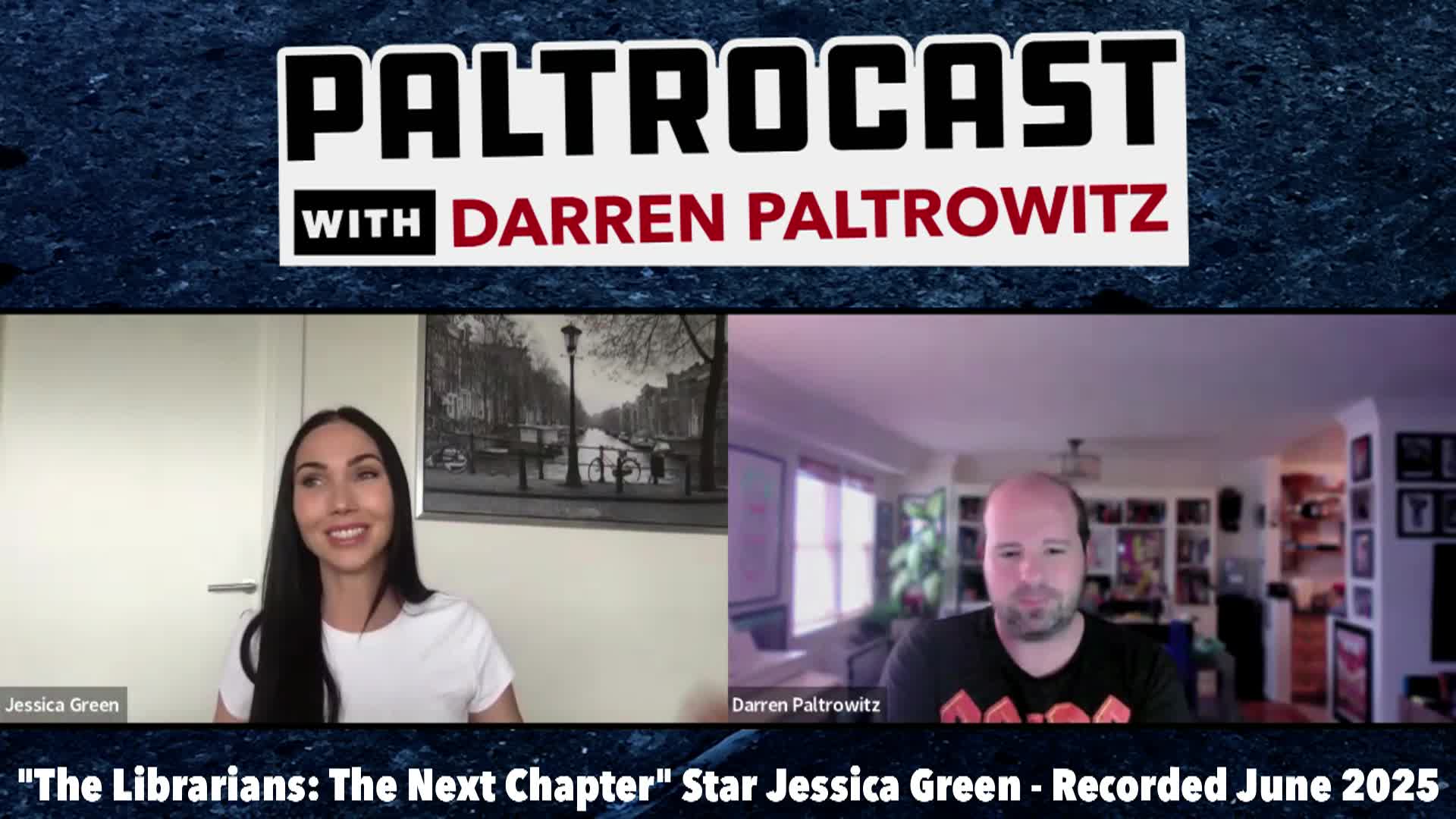 Thumbnail image for Paltrocast: "The Librarians: The Next Chapter" star Jessica Green and author/podcaster Joel Miller