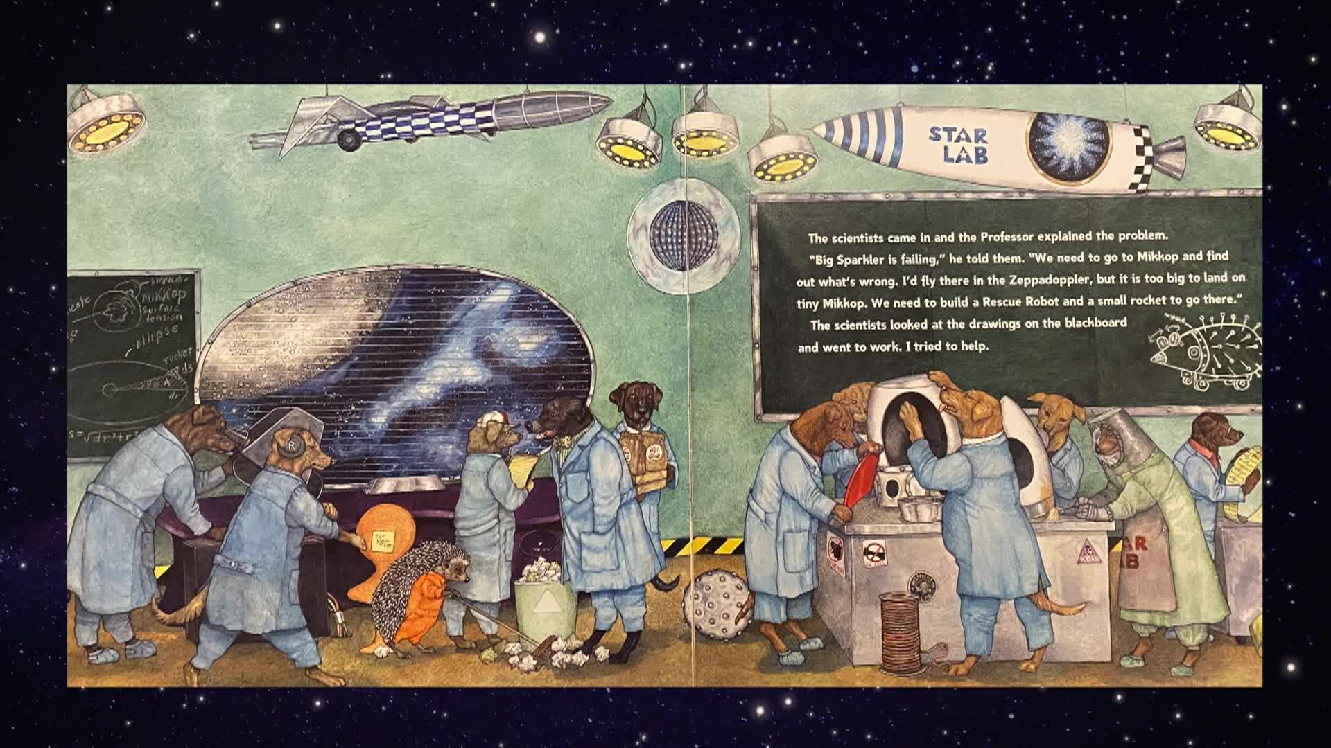 Cosette's Enchanted Journey's Ep. 41: "Hedgie Blasts Off" by Jan Brett