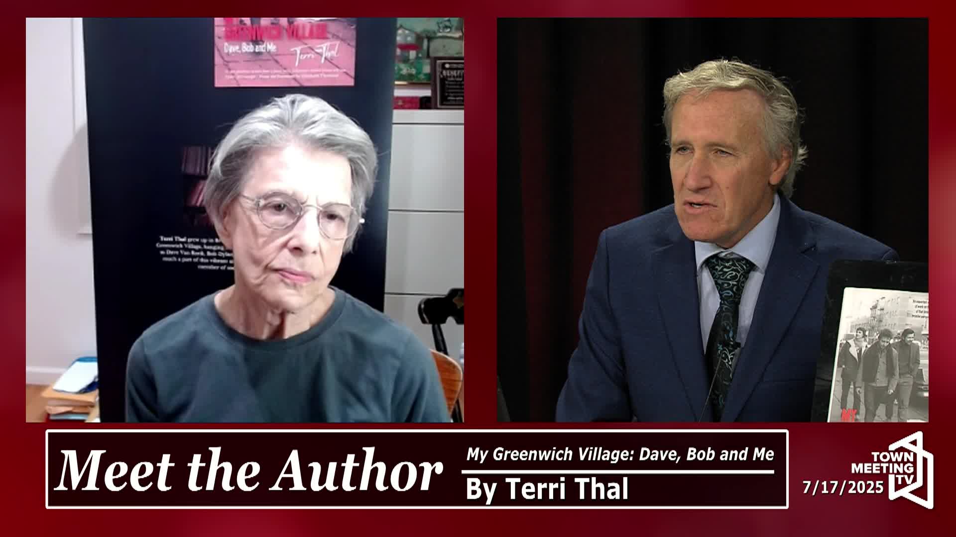 Thumbnail image for Meet the Author: Terri Thal, author of "My Greenwich Village: Dave, Bob and Me."