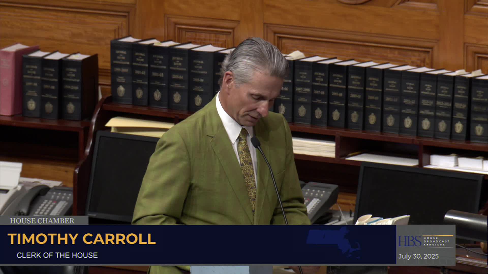 Thumbnail image for MA House of Reps Formal Session: retirement benefits for teachers 7/30/25