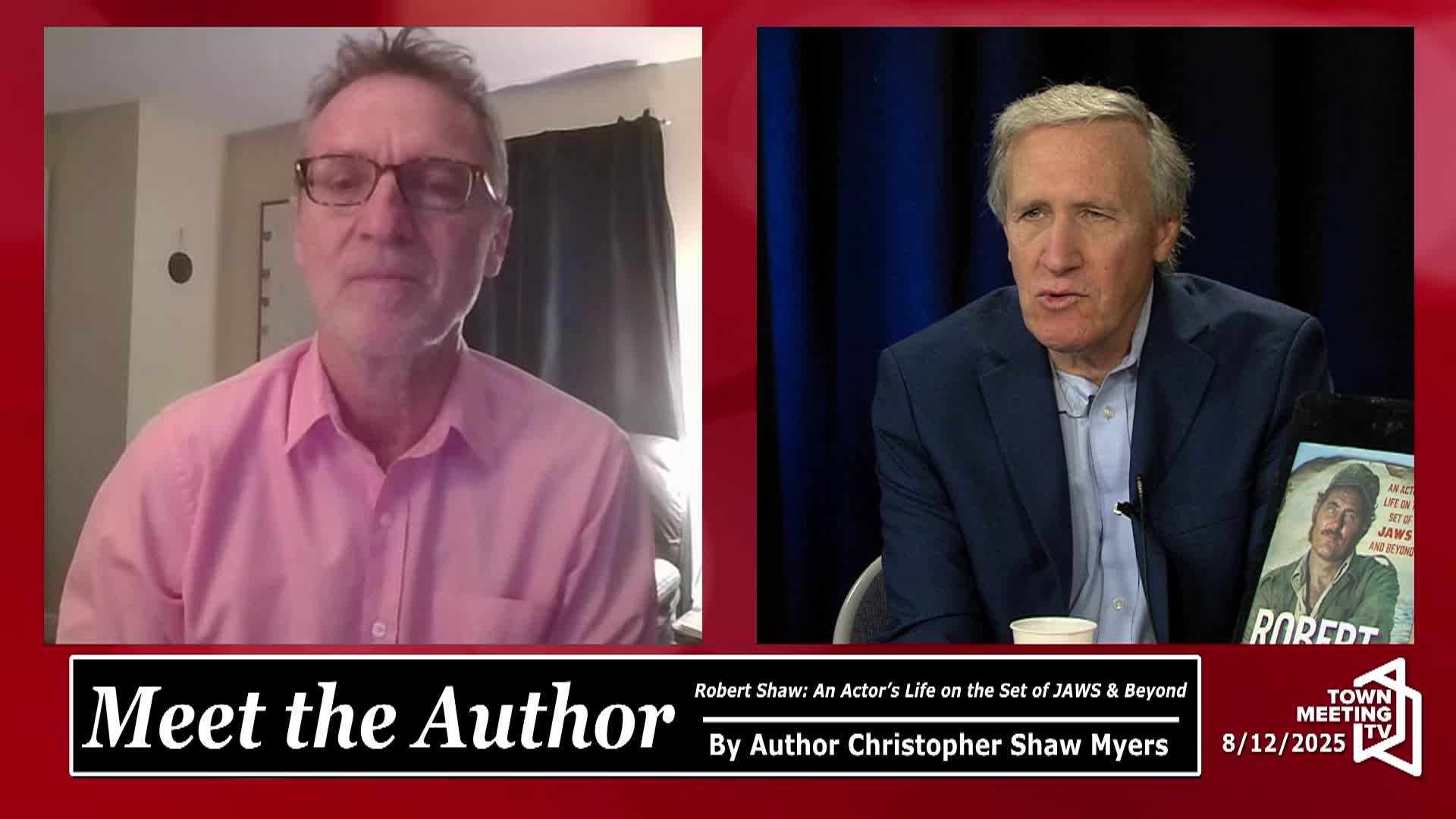 Thumbnail image for Meet The Author: Christopher Myers, author of Robert Shaw: An Actor’s Life on the Set of JAWS and Beyond