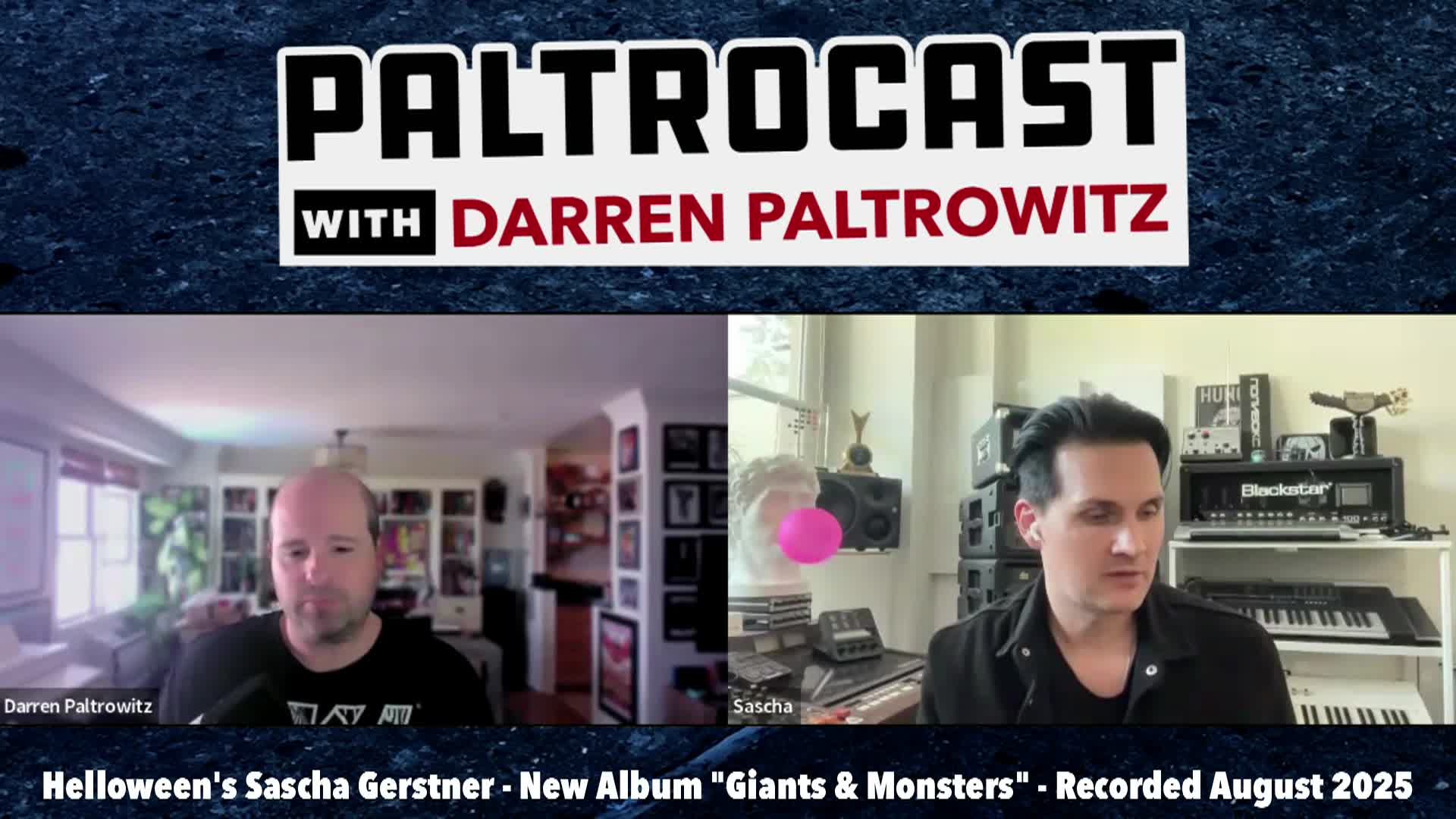 Paltrocast: Helloween guitarist Sascha Gerstner, actor Gianni Paolo & The Institute stars Joe Freeman and Fionn Laird