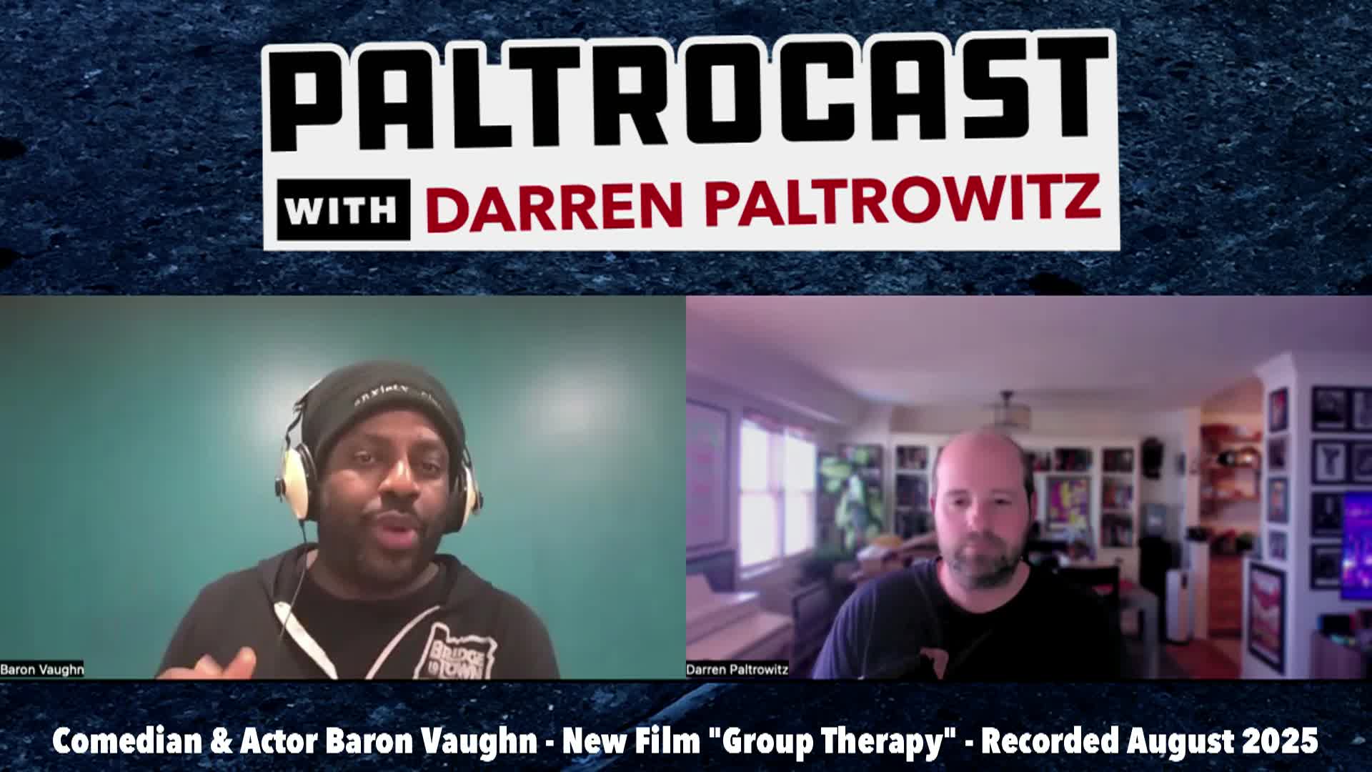 Thumbnail image for Paltrocast: comedian and actor Baron Vaughn and Sainthood Reps guitarist/vocalist Derrick Sherman