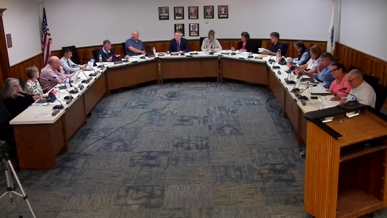 Whittier Tech School Committee Meeting 9/10/25