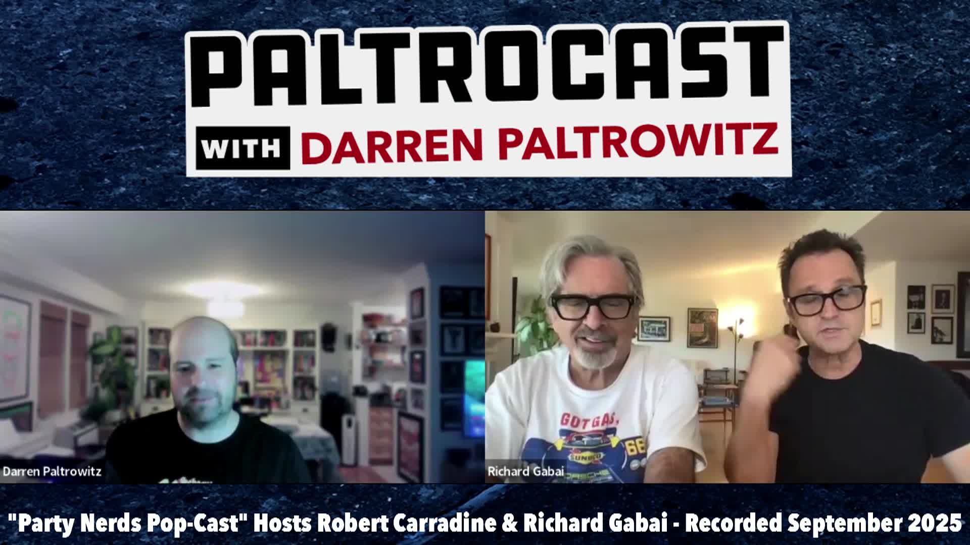 Thumbnail image for Paltrocast: "Party Nerds Pop-Cast" co-hosts Robert Carradine and Richard Gabai