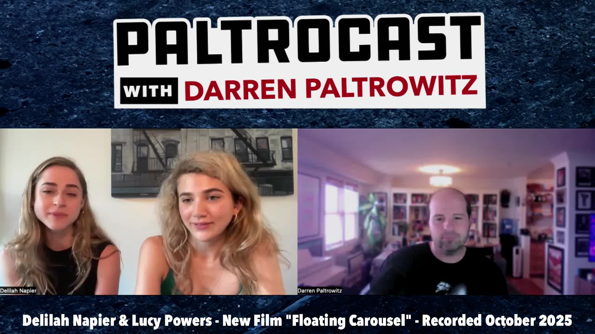 Paltrocast: Let's Call The Whole Thing Off star Elizabeth Guest, 100 Meters dir Kenji Iwaisawa & Floating Carousel stars