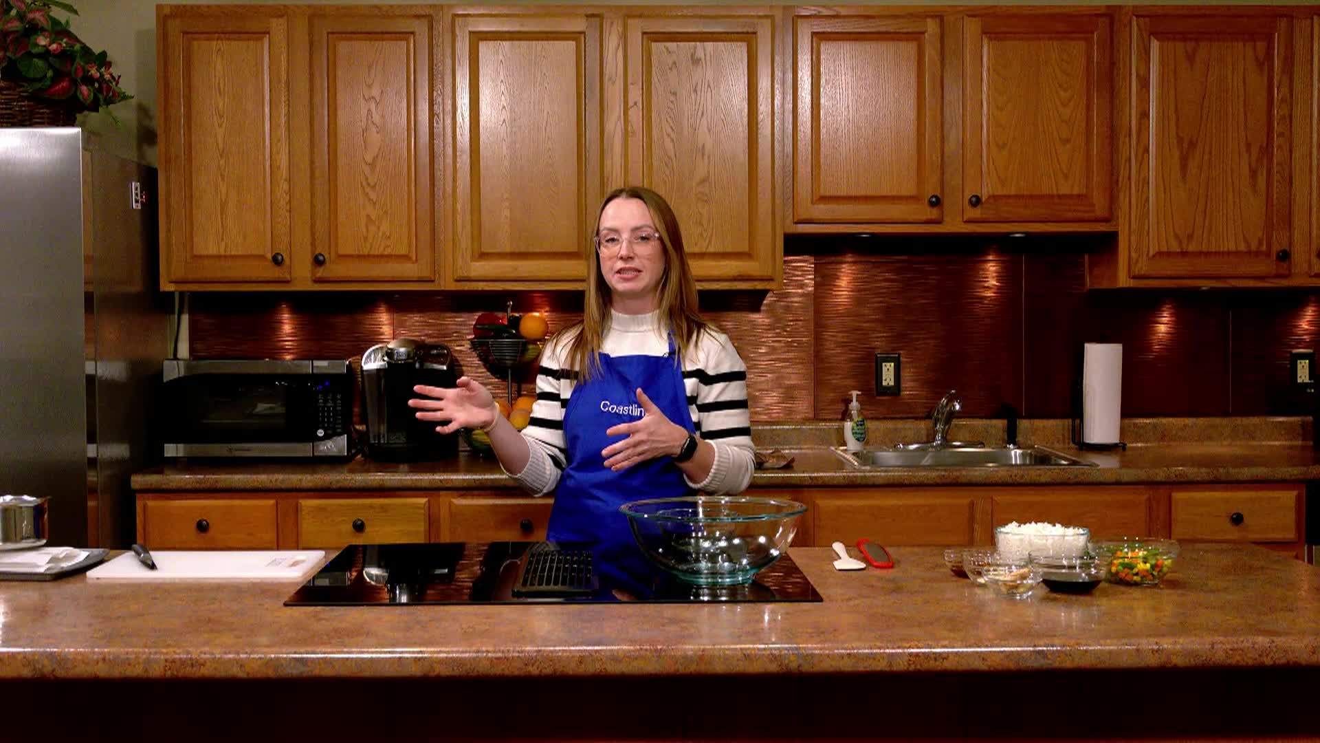 What's Cooking: Cooking Healthy Sheet Pan Fried Rice with Tofu