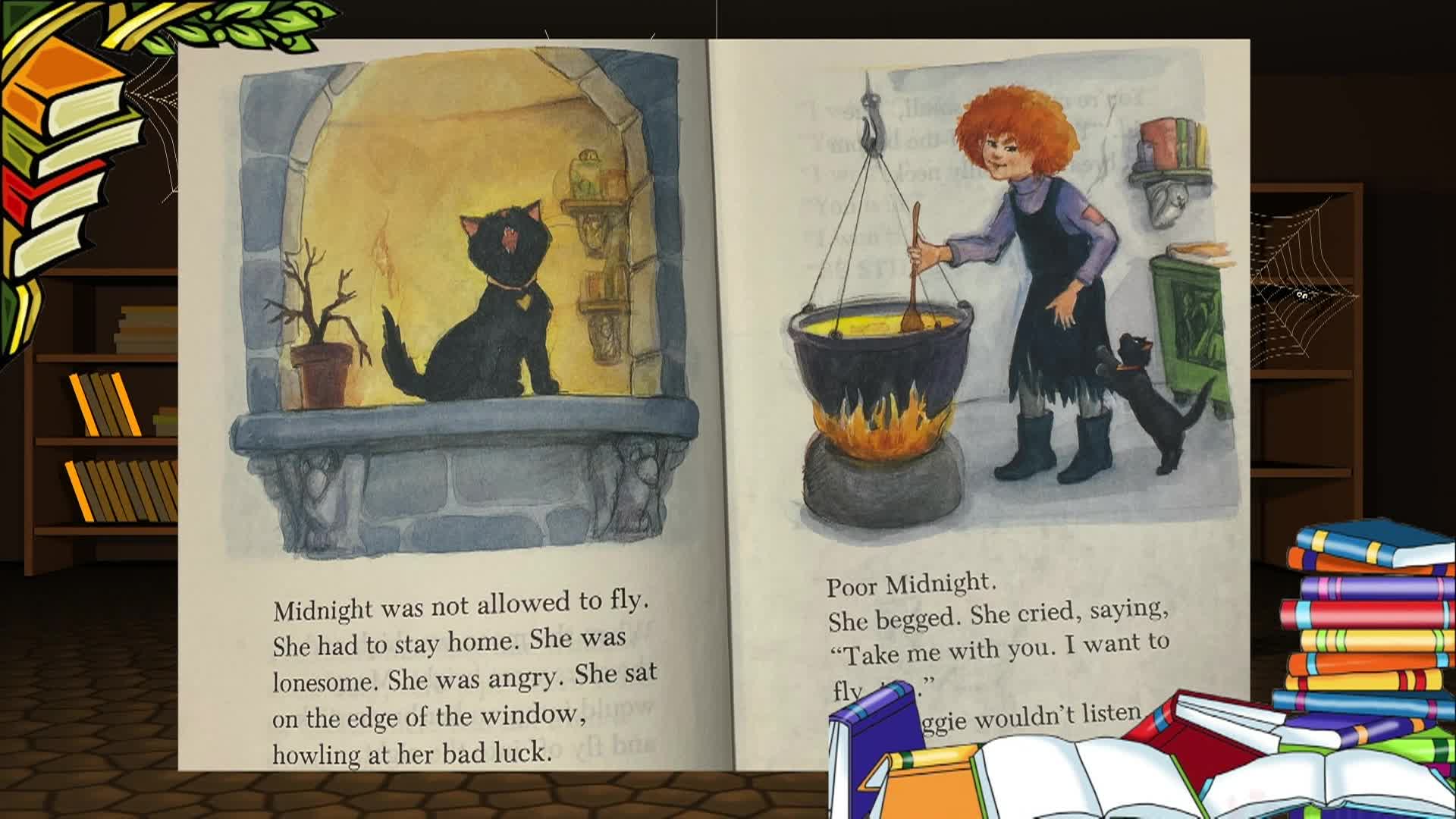 Thumbnail image for Cosette's Enchanted Journeys:"Room on the Broom" Julia Donaldson & "The Cat Who Wanted to Fly" Robyn Supraner