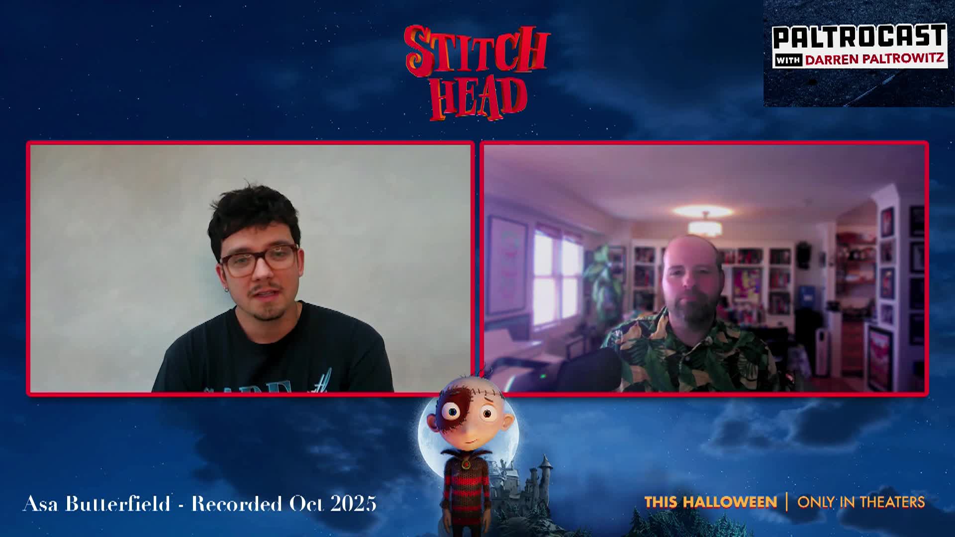 Paltrocast: Stitch Head star Asa Butterfield and dir Steve Hudson and The Alabama Solution composers