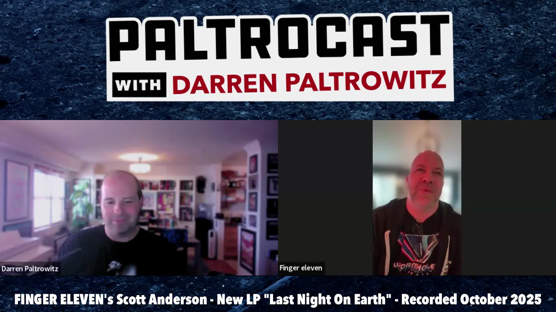 Paltrocast: FINGER ELEVEN singer Scott Anderson and "Parrot Kindergarten" director Amy Herdy