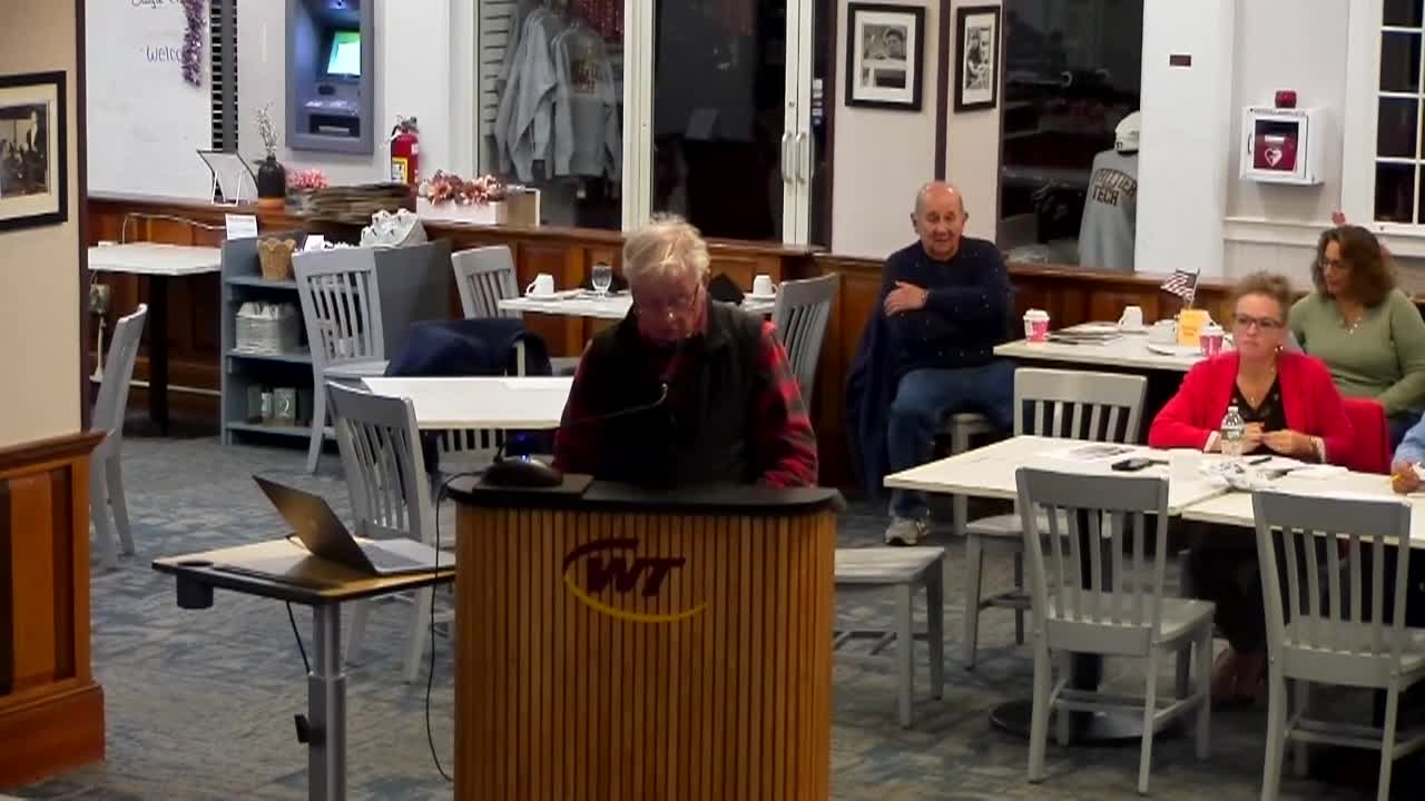 Whittier Tech School Committee Meeting 11/5/25