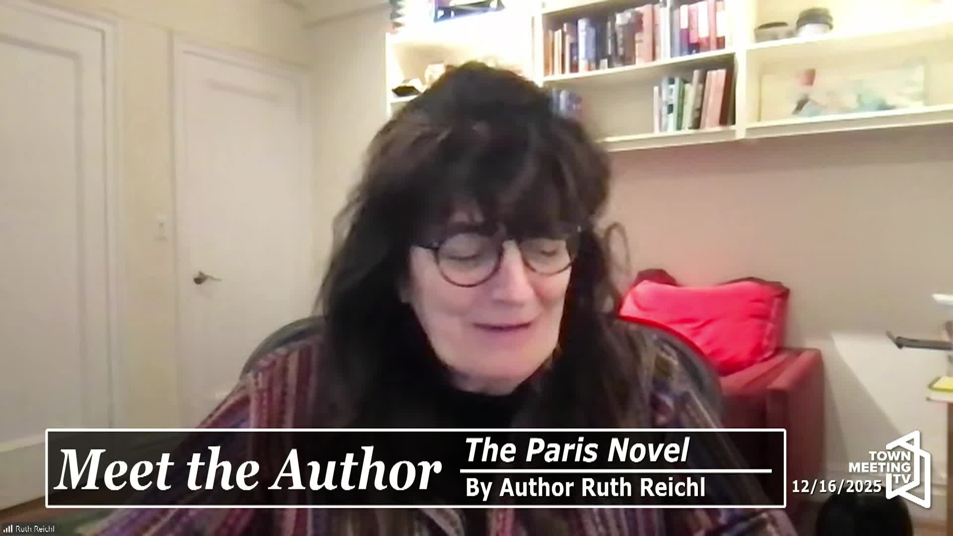 Meet The Author: author Ruth Reichl, The Paris Novel