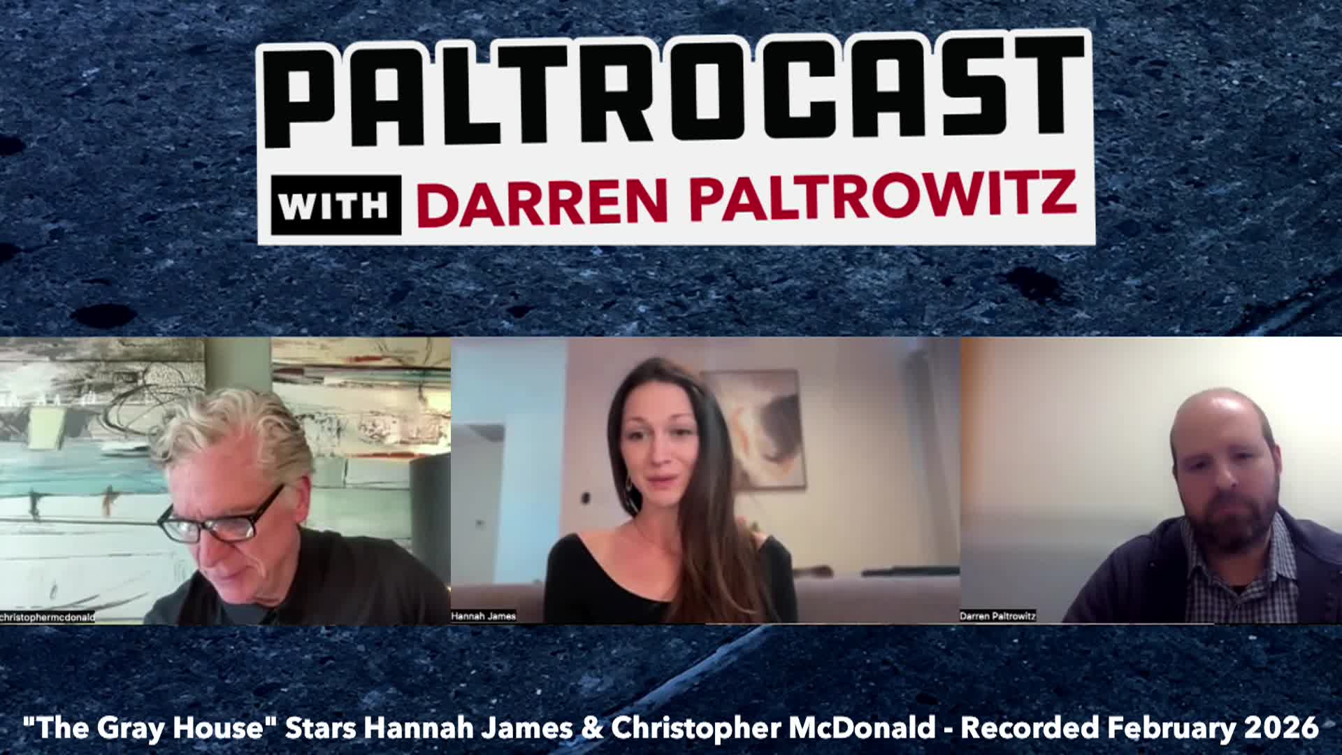 Thumbnail image for Paltrocast: stars of "The Gray House" and actor/musician Adam Goldberg