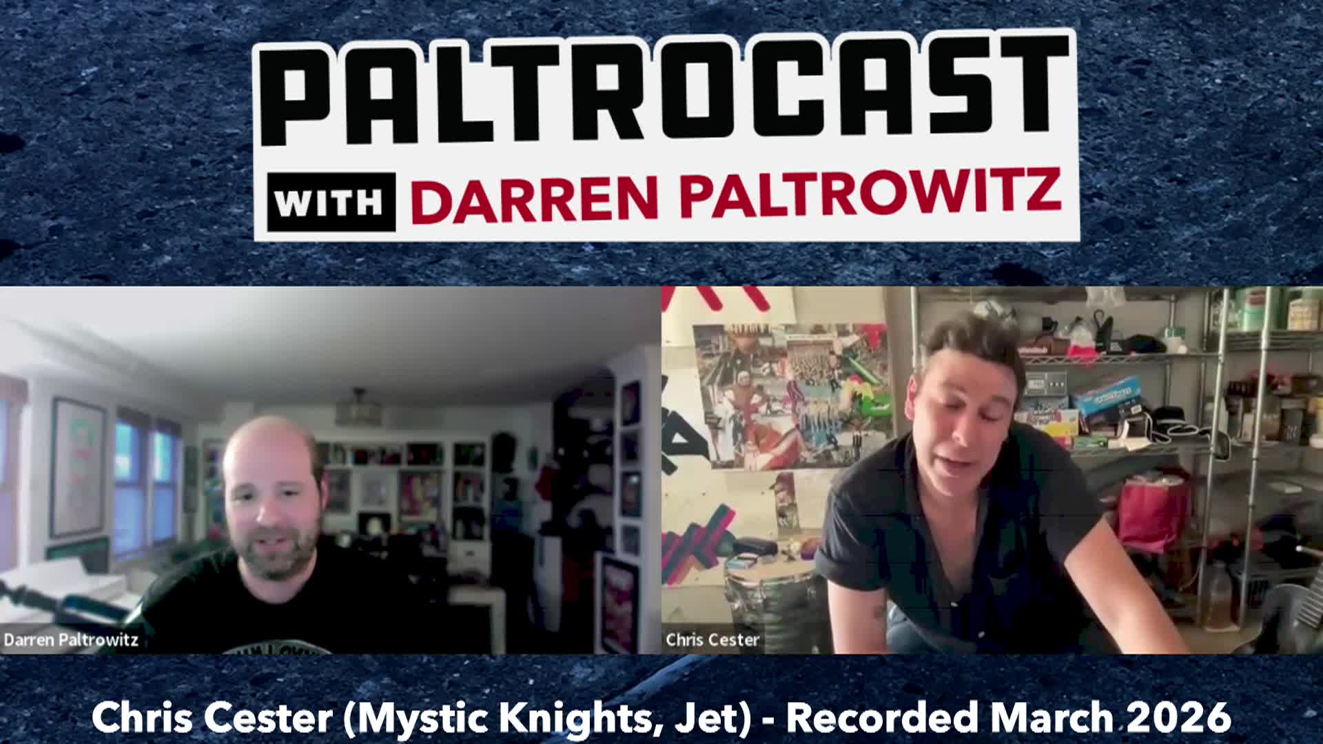 Paltrocast: musician Chris Cester, a co-founding member of Jet, who fronts the band Mystic Knights