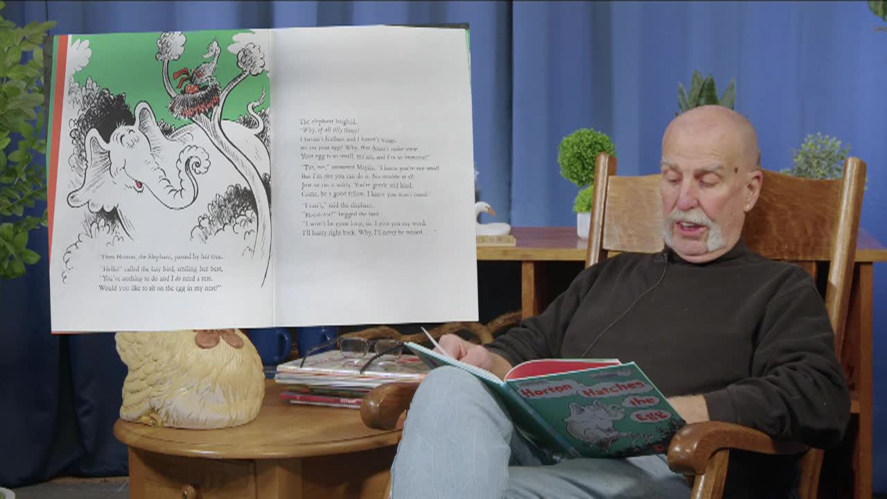Lunenburg Storytime: Horton Hatches the Egg, My Rotten Redheaded Older Brother, Buffalo Fluffalo,