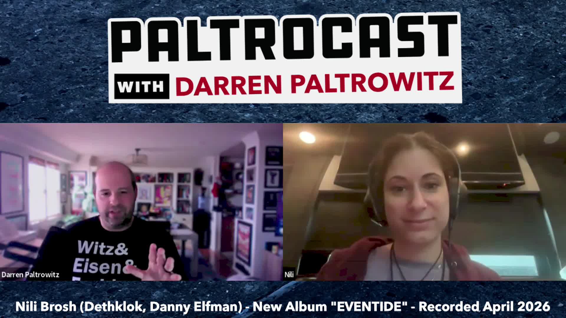 Thumbnail image for Paltrocast: guitarist Nili Brosh and "No Ordinary Heist" stars and director/co-writer Colin McIvor