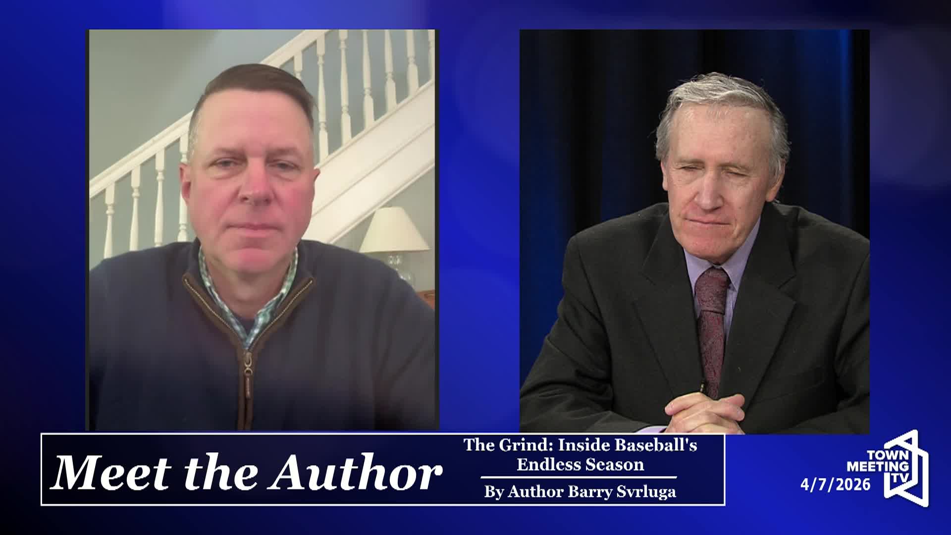 Thumbnail image for Meet the Author: author Barry Svrluga, The Grind: Inside Baseball's Endless Season