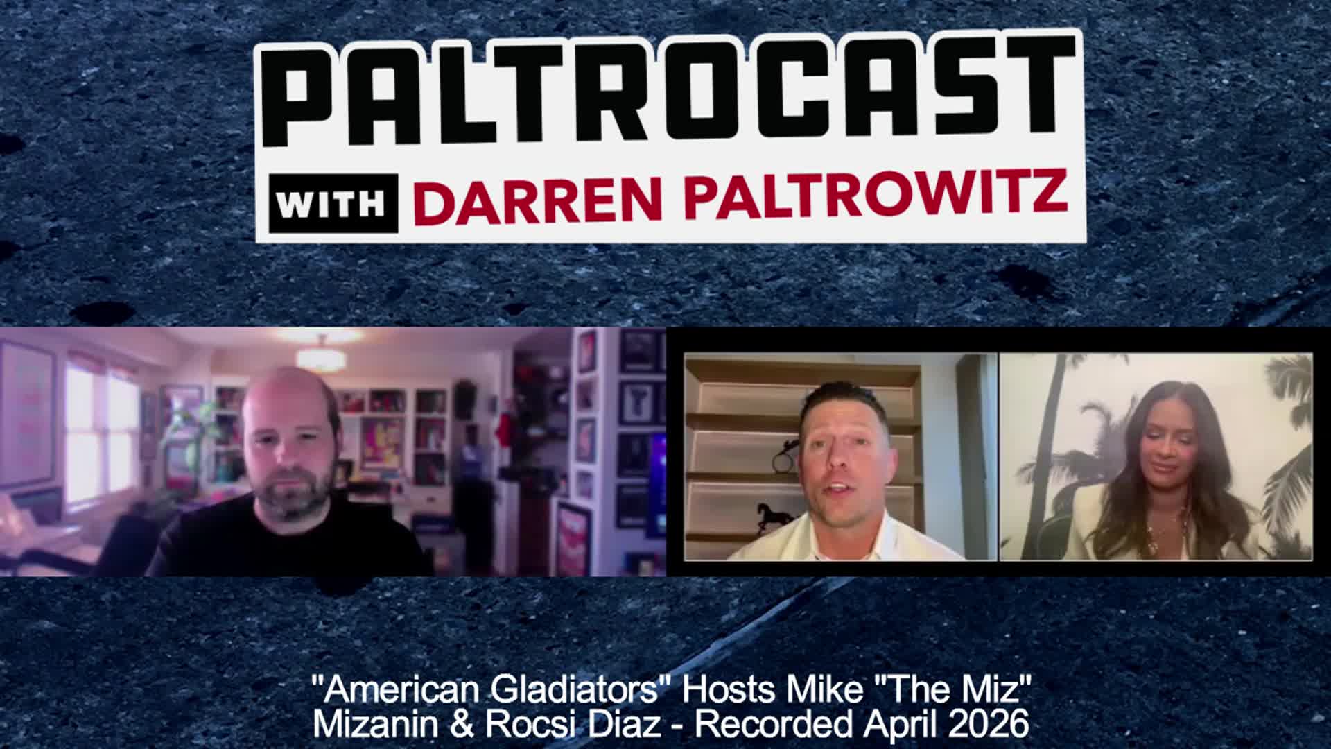 Thumbnail image for Paltrocast: WWE's The Miz, American Gladiators co-host Rocsi Diaz, actress Denise Richards & ARCHERS members