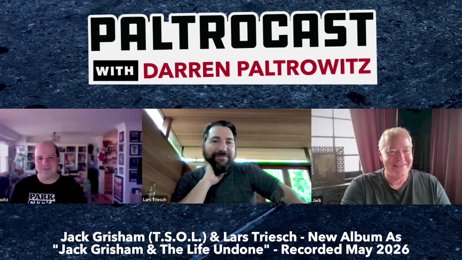 Thumbnail image for Paltrocast: T.S.O.L.'s Jack Grisham, musician Lars Triesch and actor Michael Beach