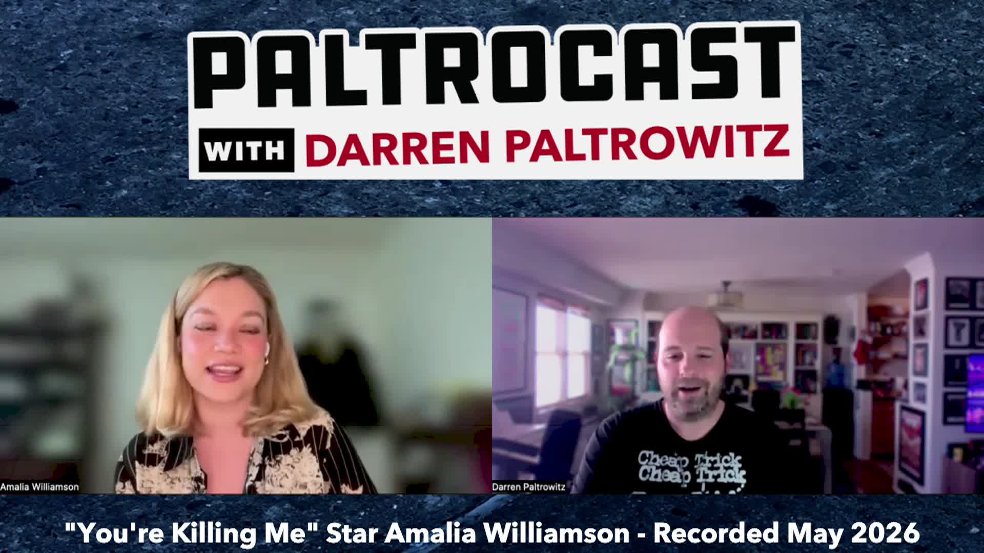 Thumbnail image for Paltrocast: You're Killing Me star Amalia Williamson, Sweet Magnolias star Logan Allen
