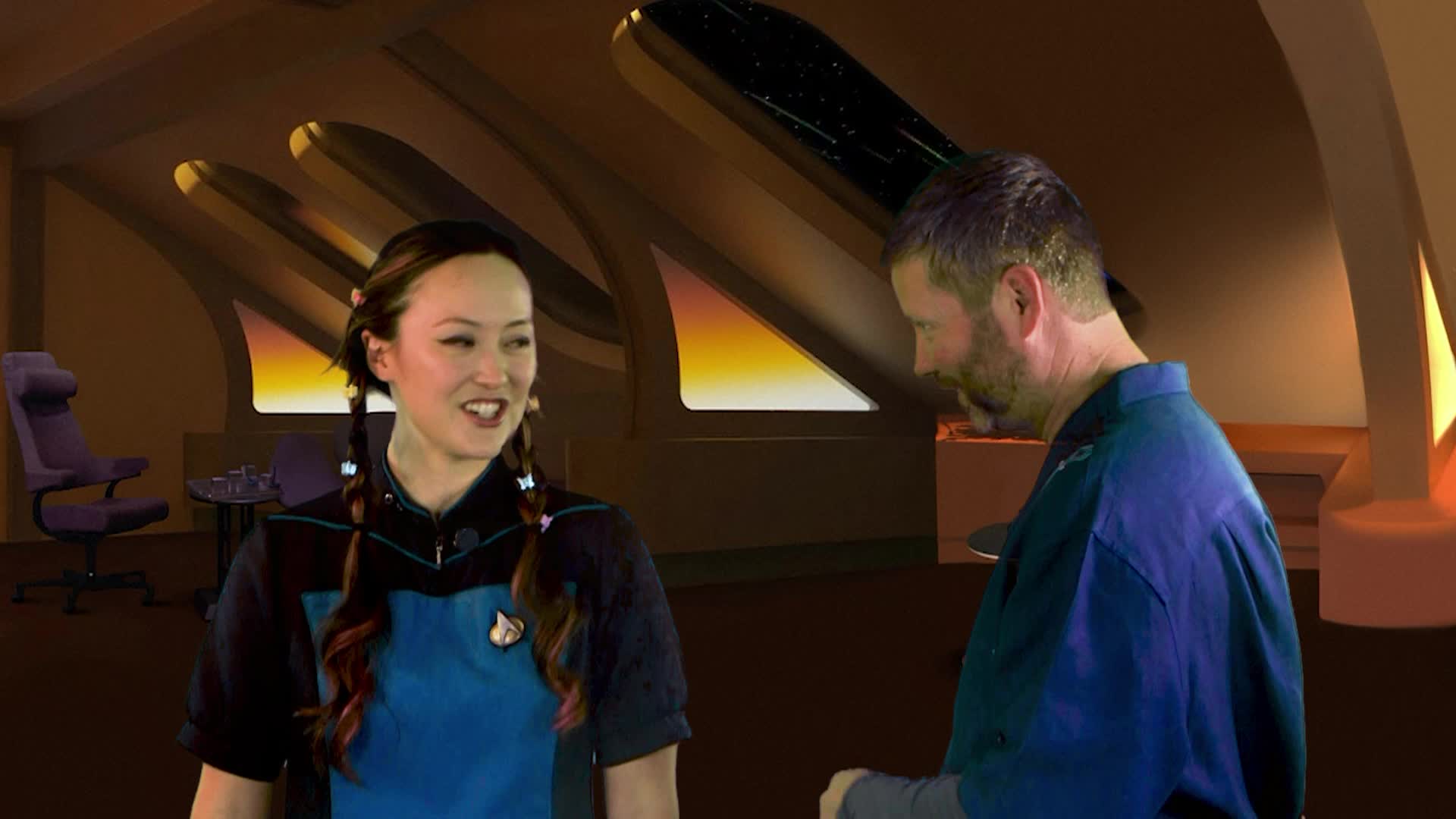 Thumbnail image for Captain's Log Season 6_Episode 10: Christine Horn, Bytha, a Klingon leader of firsts!