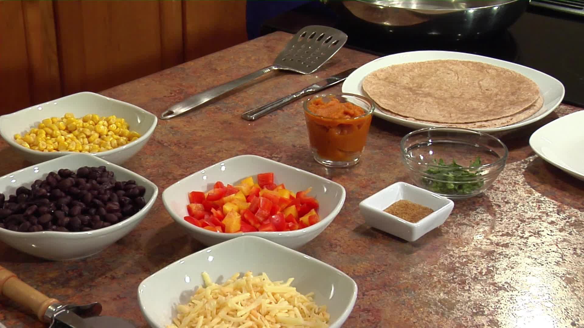 Thumbnail image for Cooking Healthy with Coastline: Savoury Pumpkin Quesadilla