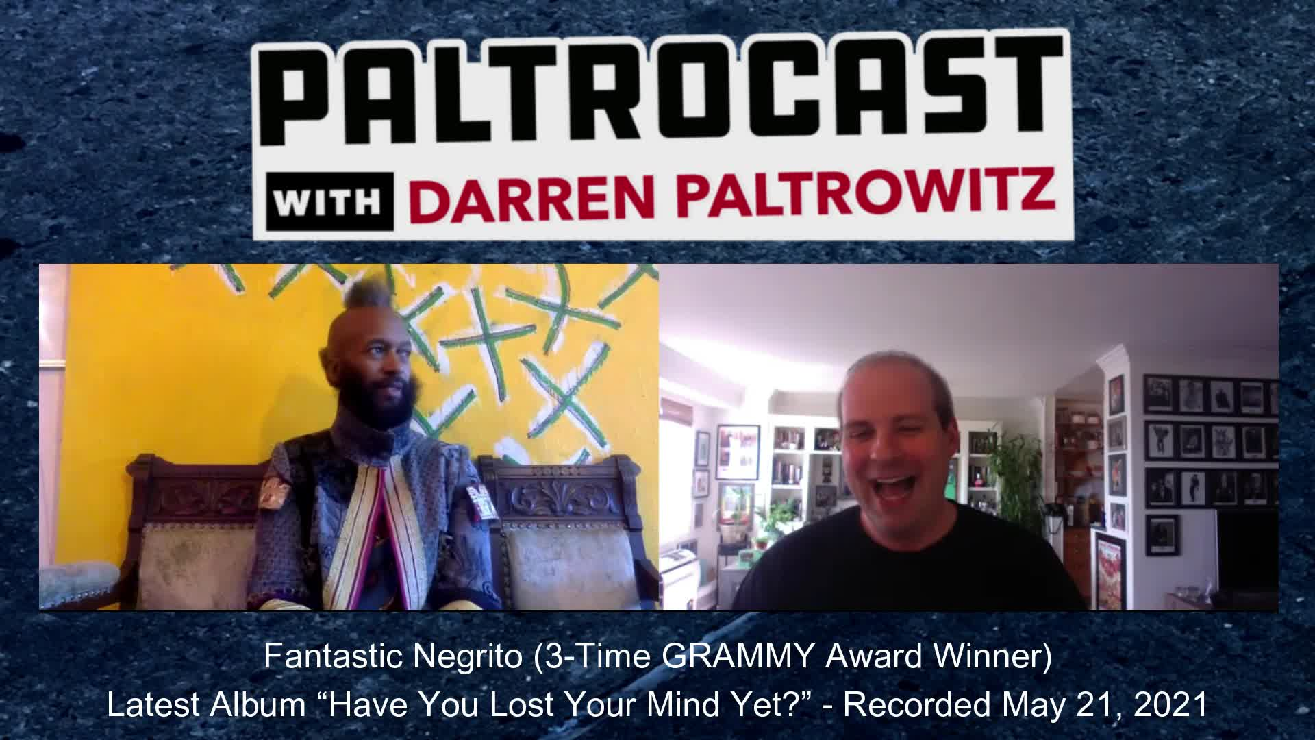 Thumbnail image for Paltrocast: Fantastic Negrito (3-Time GRAMMY Award Winner) + Danhausen (Ring Of Honor Wrestling Star)