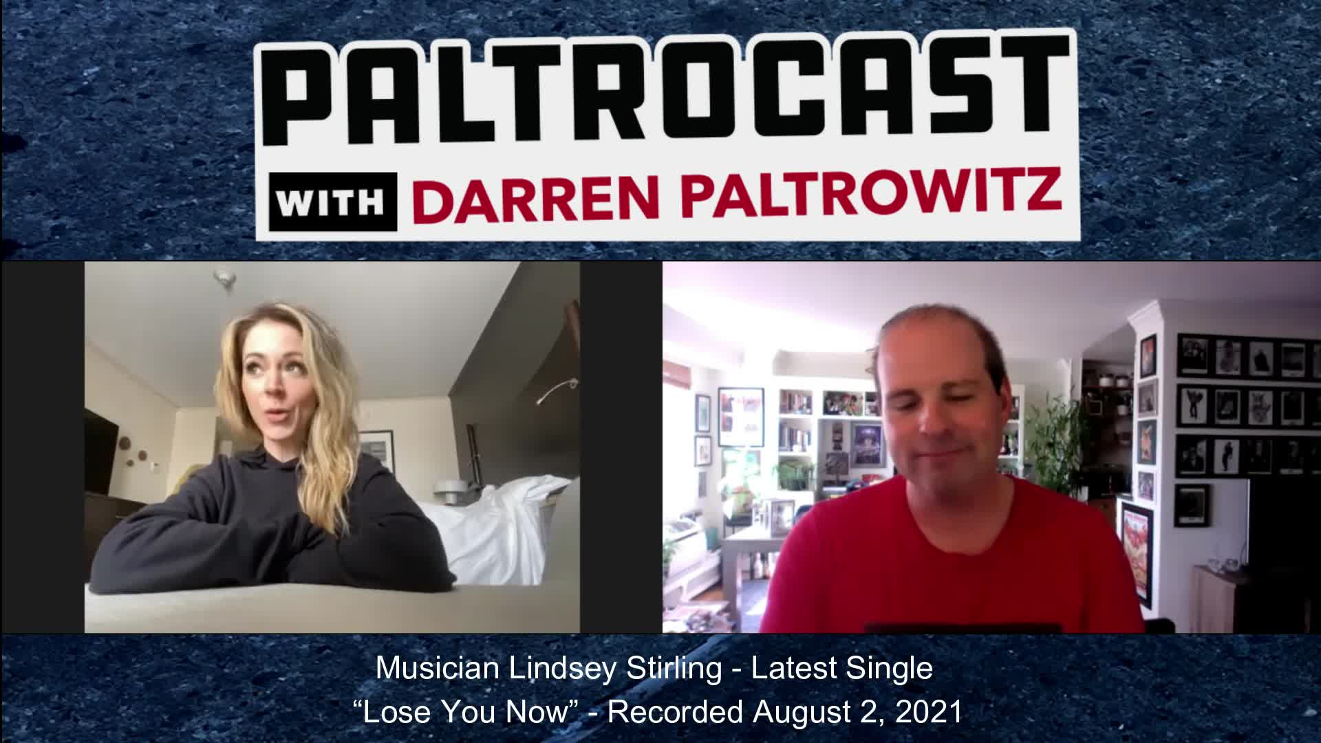 Thumbnail image for Paltrocast: Author and philanthropist Lindsey Stirling and comedian Steve Trevino