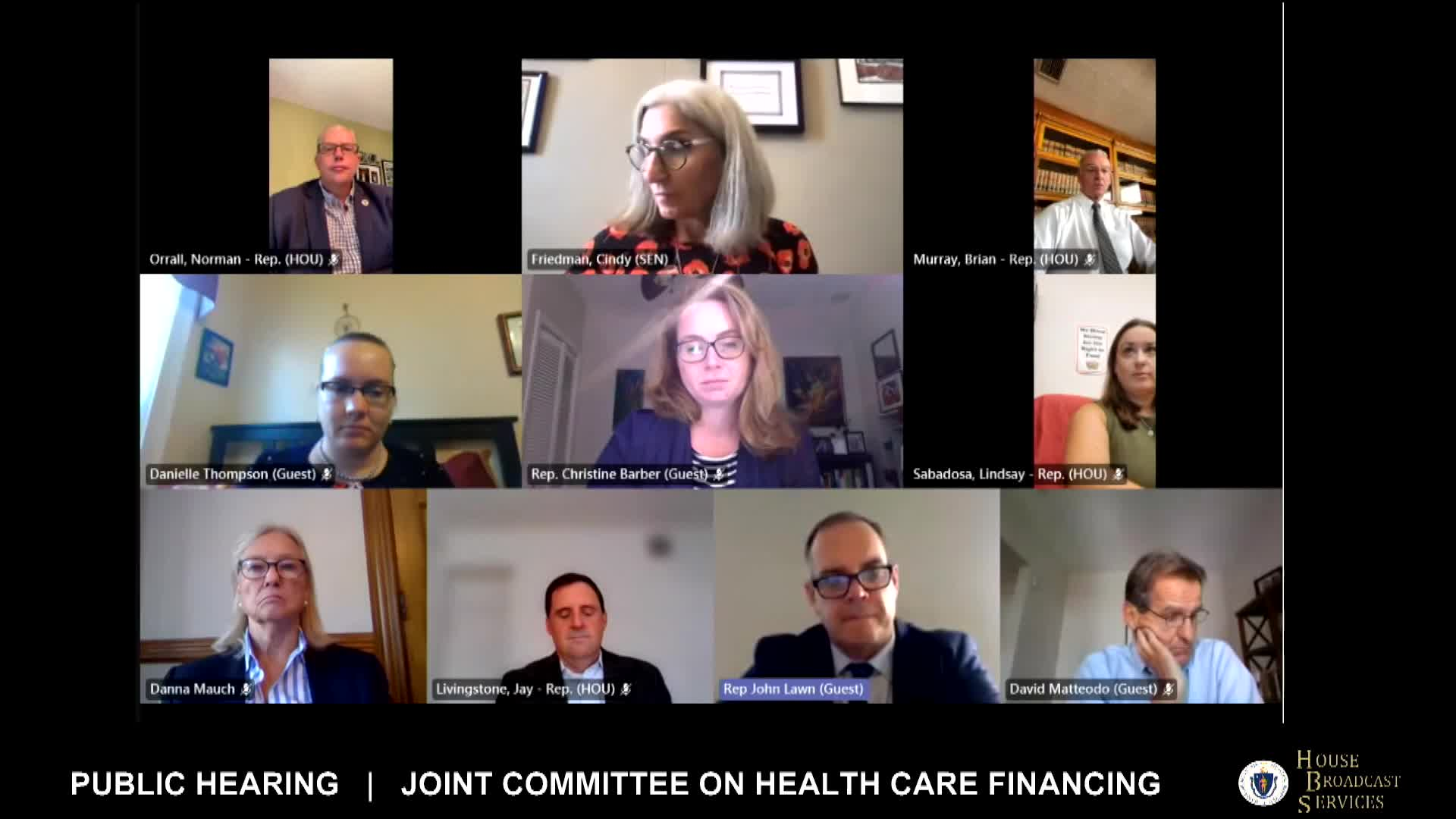 Thumbnail image for MA Joint Committee Public Hearing: Health Care Financing