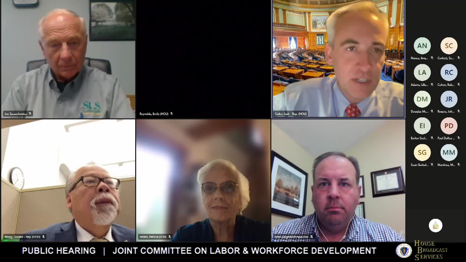 Thumbnail image for MA Joint Committee Public Hearing: Labor and Workforce Development