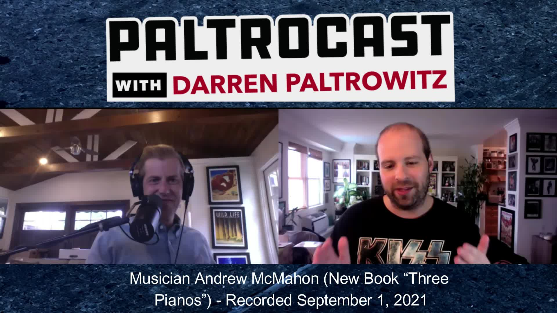 Thumbnail image for Paltrocast: singer and author Andrew McMahon and actor Tahj Mowry