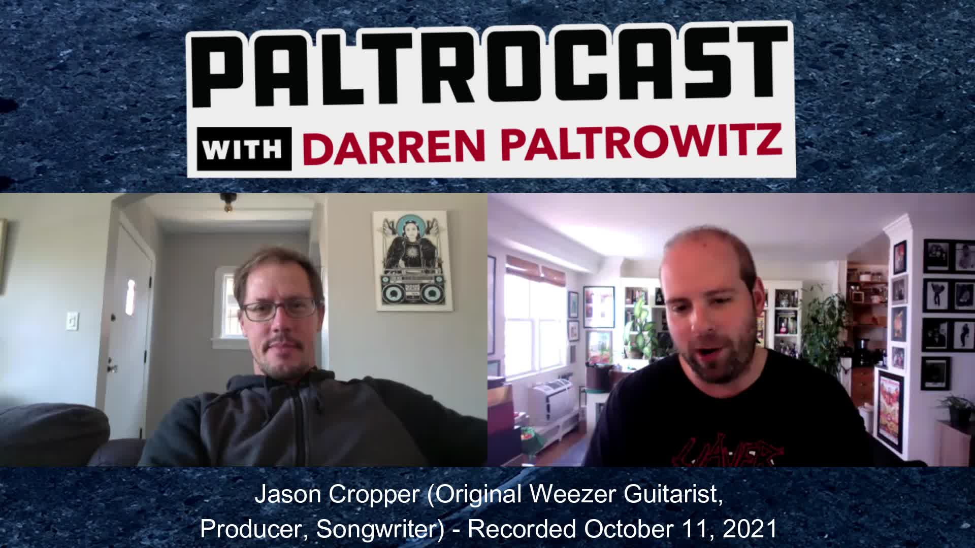 Thumbnail image for Paltrocast: musician and producer Jason Cropper, co-founder Weezer