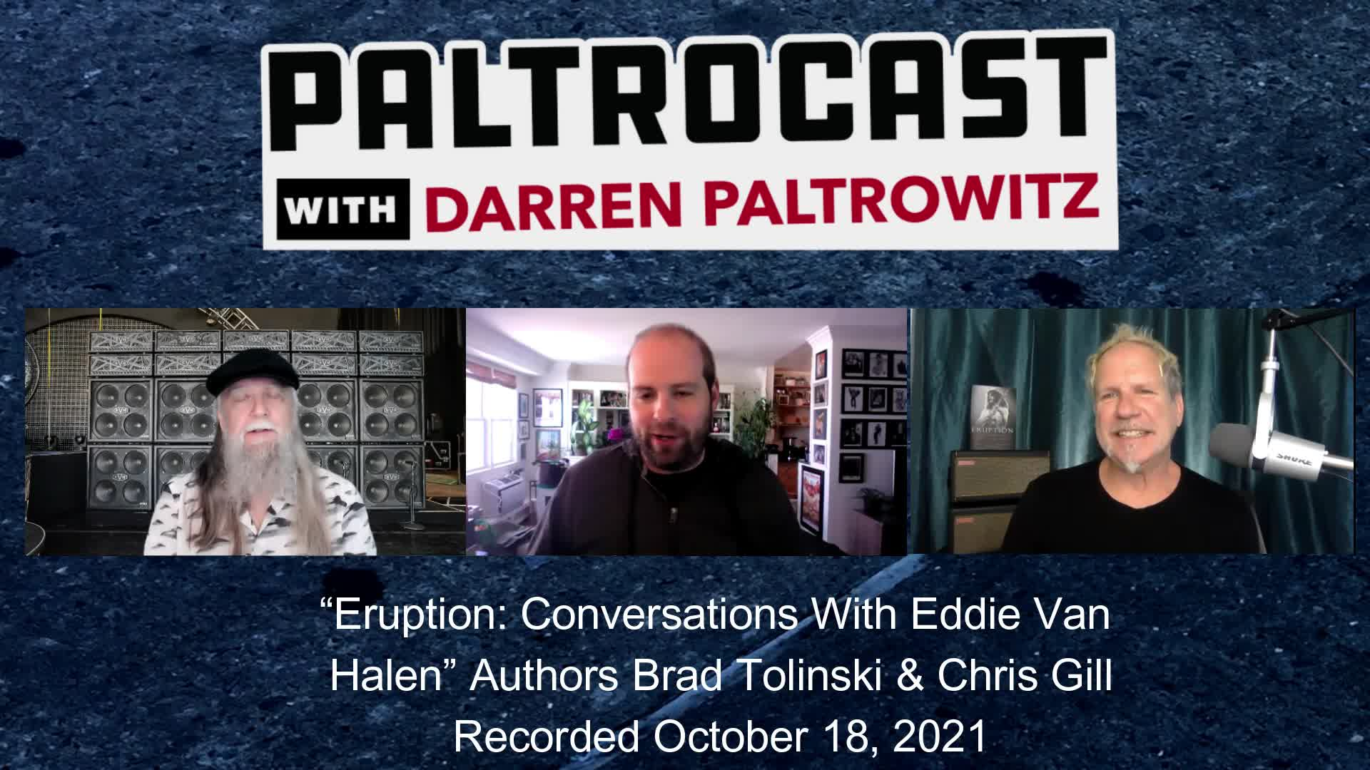 Thumbnail image for Paltrocast: "Eruption: Conversations With Eddie Van Halen" authors Brad Tolinski and Chris Gill