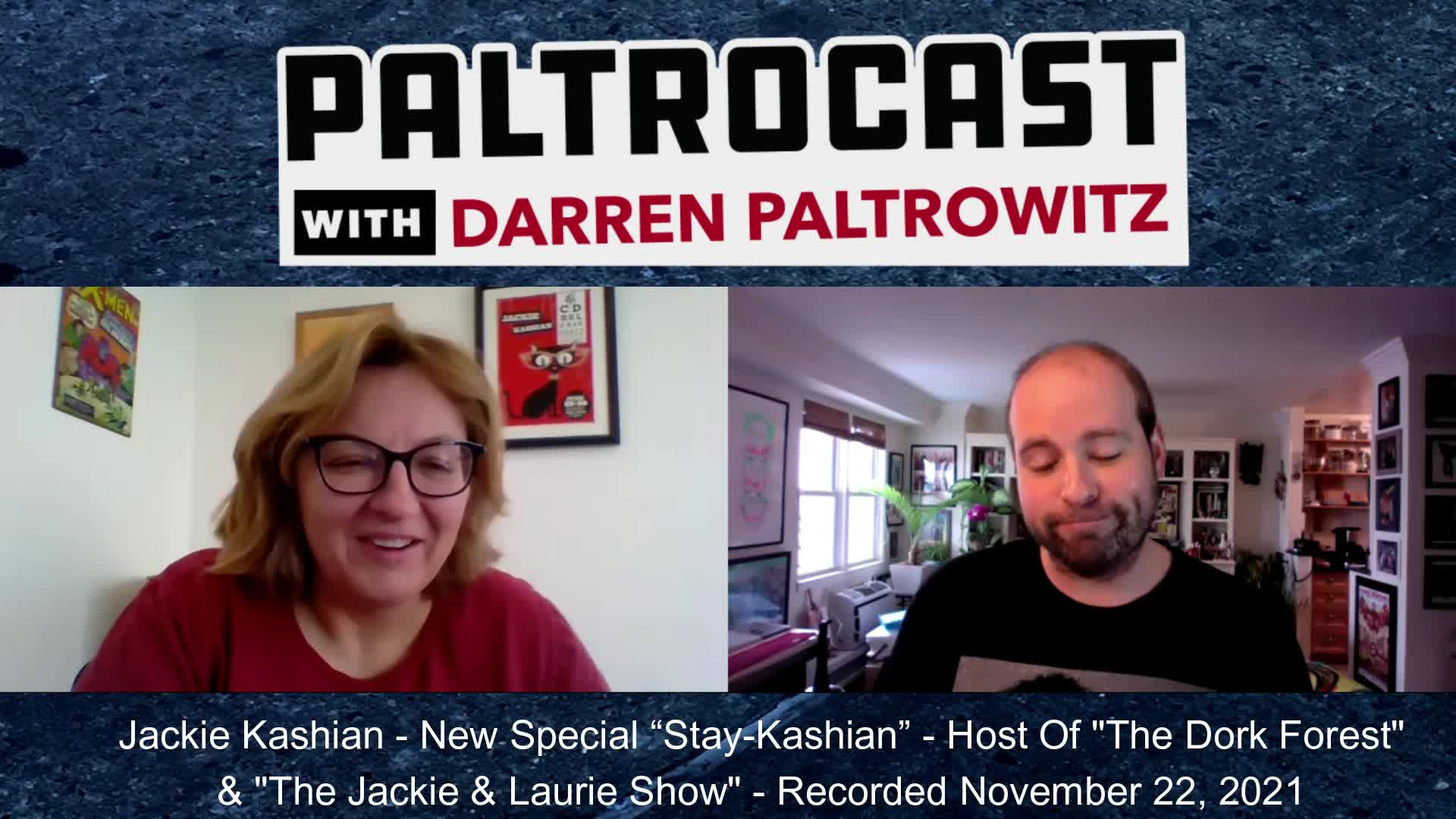 Thumbnail image for Paltrocast: comedian Jackie Kashian and actor Roman Griffin Davis
