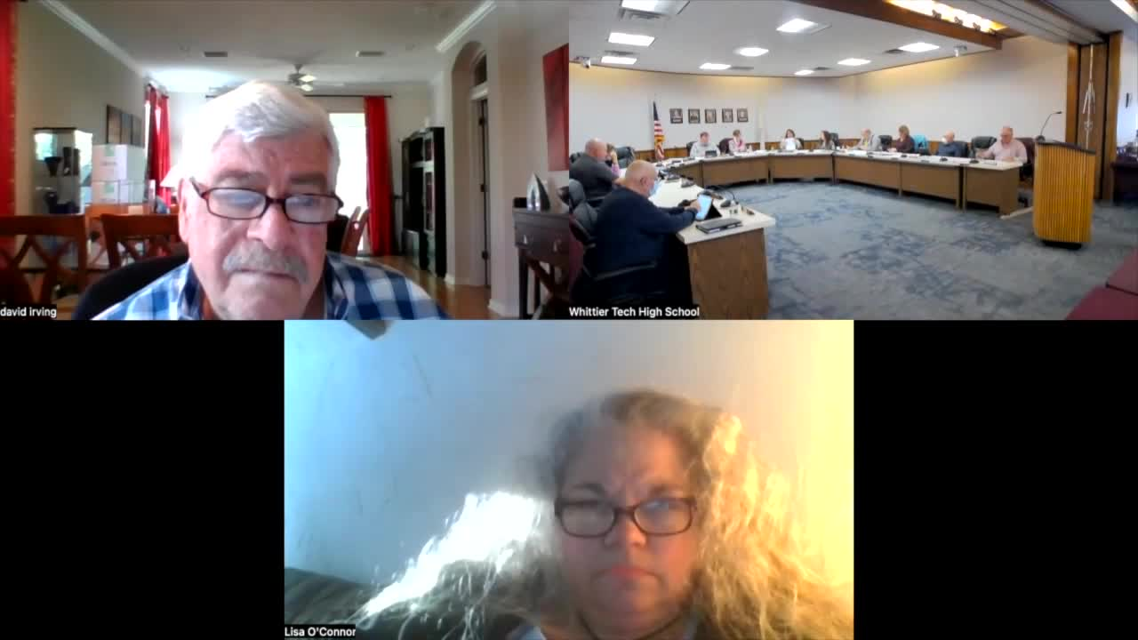 Whittier Tech School Committee Meeting 3/15/23